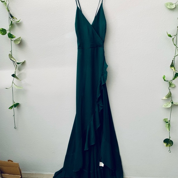 Shien crisscross ruffled asymmetrical dress - Picture 5 of 7